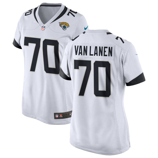 Cole Van Lanen Jacksonville Jaguars Nike Women's Game Jersey - White