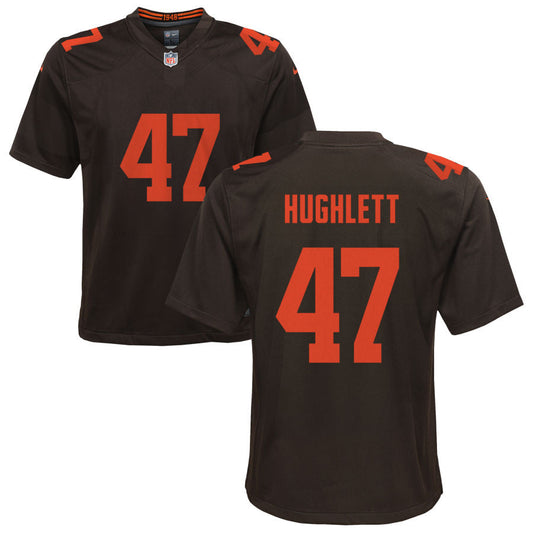 Charley Hughlett Cleveland Browns Nike Youth Alternate Game Jersey - Brown