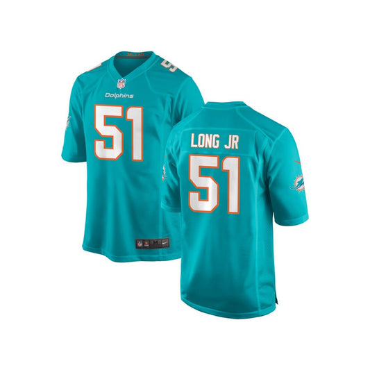 David Long Jr Miami Dolphins Nike Youth Game Jersey - Aqua