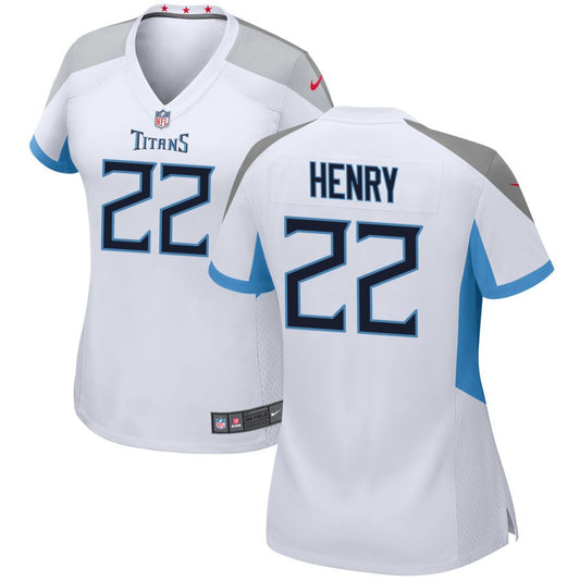 Derrick Henry Tennessee Titans Nike Women's Game Jersey - White