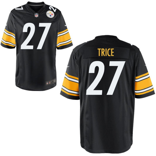 Cory Trice Pittsburgh Steelers Nike Youth Game Jersey - Black