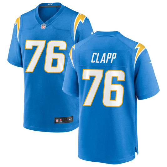 Will Clapp Los Angeles Chargers Nike Game Jersey - Powder Blue