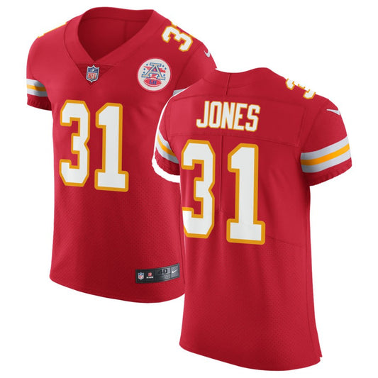 Nic Jones Kansas City Chiefs Nike Vapor Untouchable Elite Jersey - Red