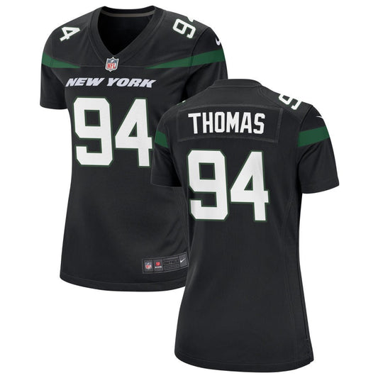 Solomon Thomas New York Jets Nike Women's Alternate Game Jersey - Stealth Black