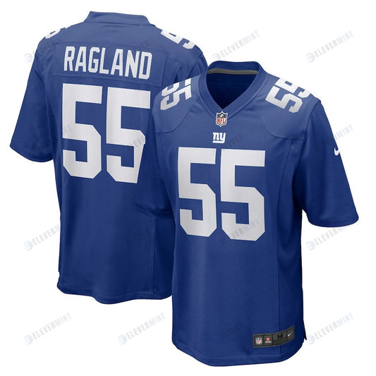 Reggie Ragland 55 New York Giants Men Game Jersey - Royal