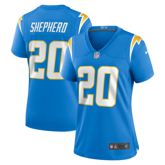 Darrius Shepherd Los Angeles Chargers Nike Women's  Game Jersey - Powder Blue