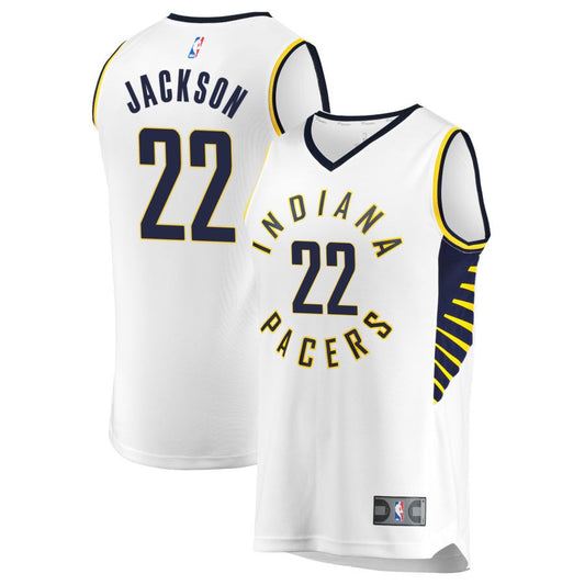 Isaiah Jackson Indiana Pacers Fanatics Branded Fast Break Replica Jersey - Association Edition - White