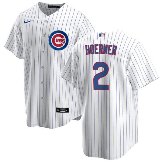 Nico Hoerner Chicago Cubs Nike Youth Home Replica Jersey - White