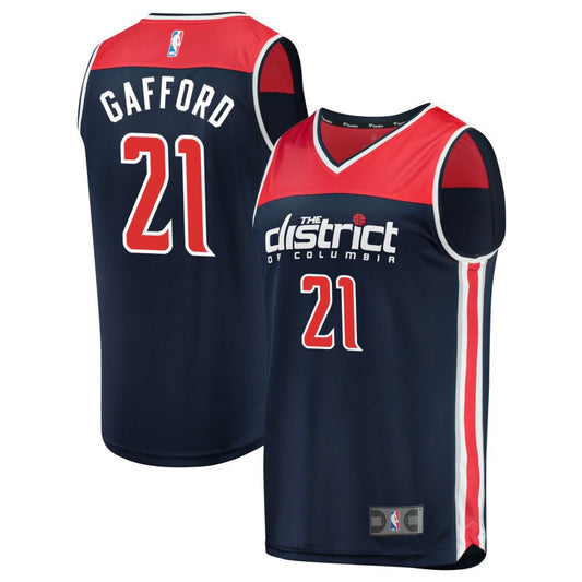 Daniel Gafford Washington Wizards Fanatics Branded Youth Fast Break Replica Jersey Navy - Statement Edition