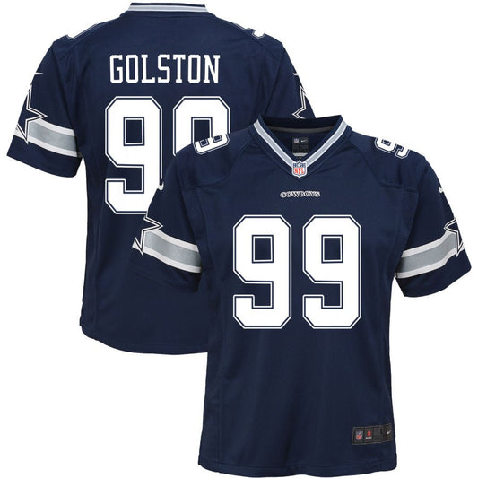 Chauncey Golston Dallas Cowboys Nike Youth Game Jersey - Navy