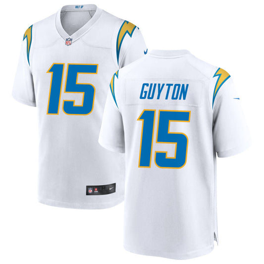 Jalen Guyton Los Angeles Chargers Nike Game Jersey - White