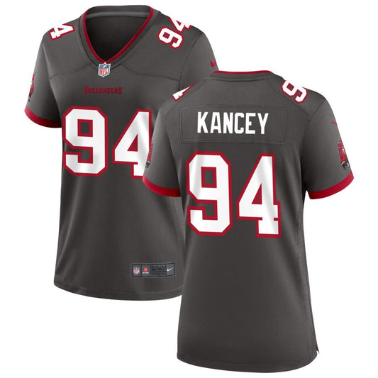 Calijah Kancey Tampa Bay Buccaneers Nike Women's Alternate Game Jersey - Pewter