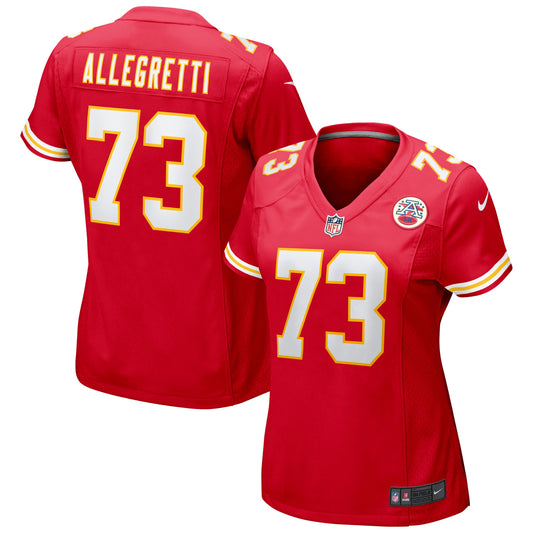 Nick Allegretti Kansas City Chiefs Nike Women's Game Jersey - Red