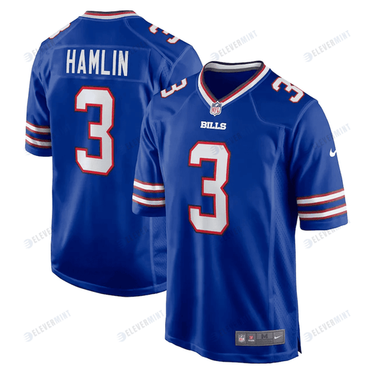 Damar Hamlin 3 Buffalo Bills Game Player Men Jersey - Royal Jersey