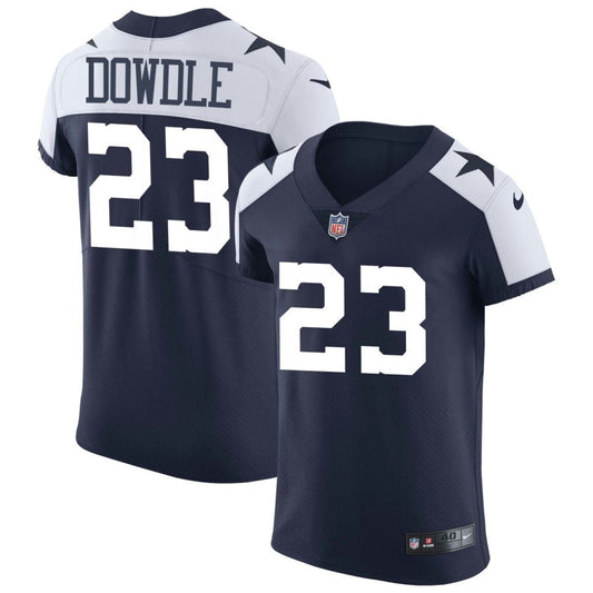 Rico Dowdle Dallas Cowboys Nike Alternate Vapor Elite Jersey - Navy