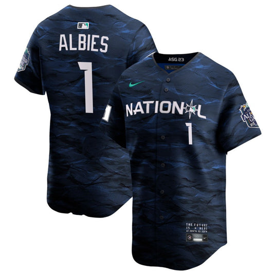 Ozzie Albies  National League Nike 2023 MLB All-Star Game Pick-A-Player Limited Jersey - Royal