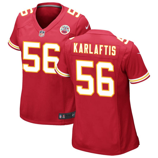 George Karlaftis Kansas City Chiefs Nike Women's Game Jersey - Red