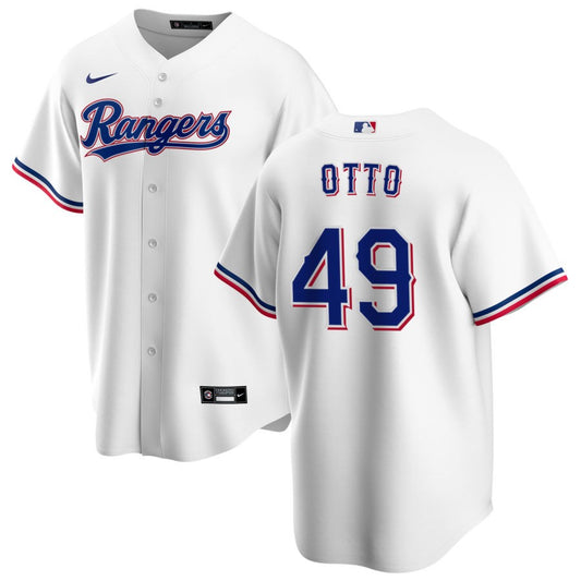 Glenn Otto Texas Rangers Nike Home Replica Jersey - White