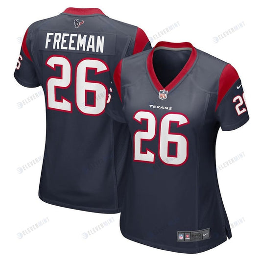 Royce Freeman Houston Texans Women's Game Player Jersey - Navy