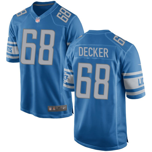 Taylor Decker Detroit Lions Nike Game Jersey - Blue