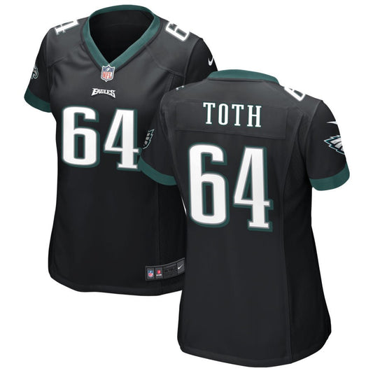 Brett Toth Philadelphia Eagles Nike Women's Alternate Game Jersey - Black