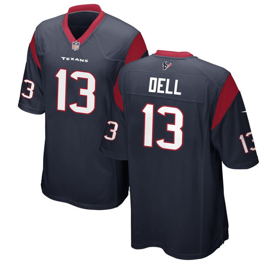 Tank Dell Houston Texans Nike Game Jersey - Navy