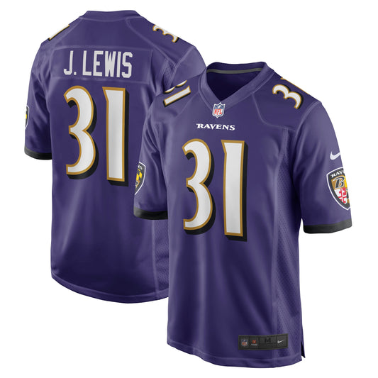 Jamal Lewis Baltimore Ravens Nike Game Retired Player Jersey - Purple