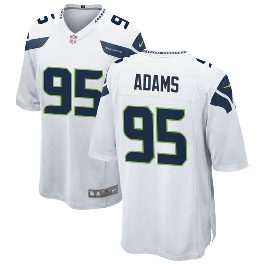 Myles Adams Seattle Seahawks Nike Game Jersey - White