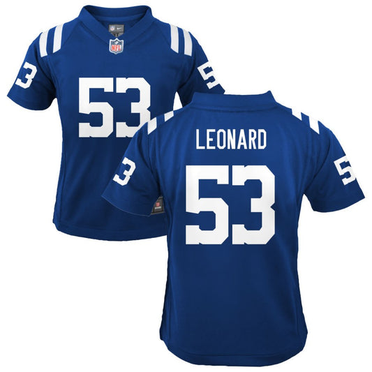 Shaquille Leonard Nike Indianapolis Colts Youth Game Jersey - Royal