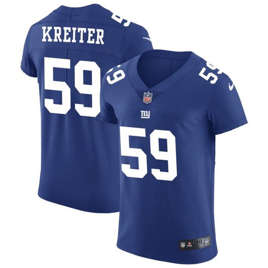 Casey Kreiter New York Giants Nike Vapor Untouchable Elite Jersey - Royal