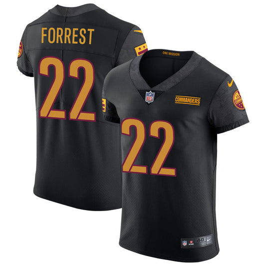 Darrick Forrest Washington Commanders Nike Vapor Untouchable Elite Alternate Jersey - Black