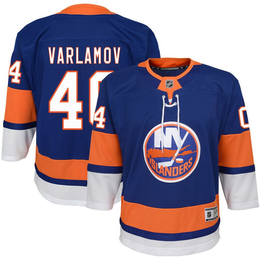 Semyon Varlamov New York Islanders Youth Home Premier Jersey - Blue