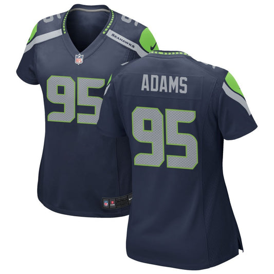 Myles Adams Seattle Seahawks Nike Women's Game Jersey - College Navy