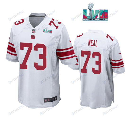 Evan Neal 73 New York Giants Super Bowl LVII Super Bowl LVII White Men Game Jersey