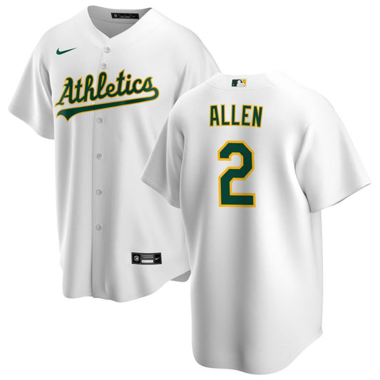 Nick Allen Oakland Athletics Nike Youth Home Replica Jersey - White