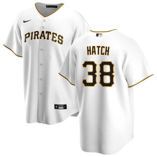 Thomas Hatch Pittsburgh Pirates Nike Home Replica Jersey - White