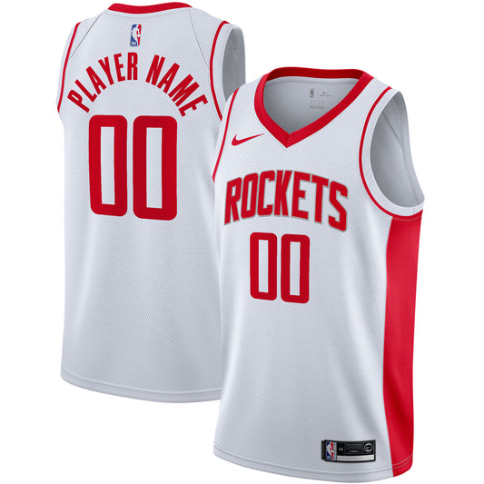 Houston Rockets Nike 2020/21 Swingman Custom Jersey - Association Edition - White