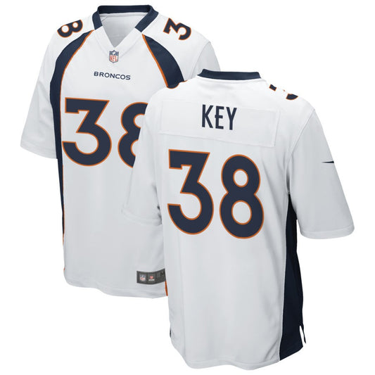 Devon Key Denver Broncos Nike Game Jersey - White