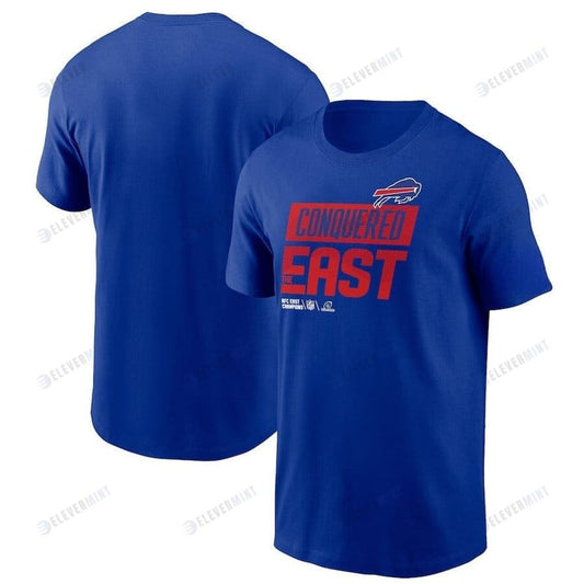 Buffalo Bills 2022 AFC East Division Champions Locker Room Trophy Collection T-Shirt - Royal