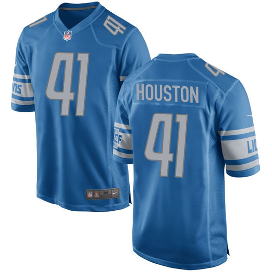 James Houston Detroit Lions Nike Game Jersey - Blue