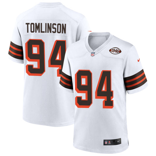 Dalvin Tomlinson Cleveland Browns Nike 1946 Collection Alternate Jersey - White