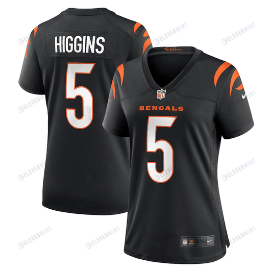 Tee Higgins 5 Cincinnati Bengals Women Game Jersey - Black