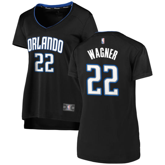 Franz Wagner Orlando Magic Fanatics Branded Women's 2019 Fast Break Replica Jersey Black - Icon Edition