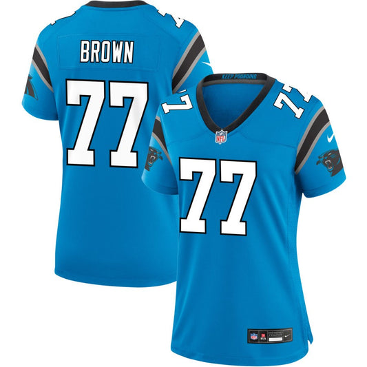 Deonte Brown  Carolina Panthers Nike Women's Alternate Game Jersey - Blue