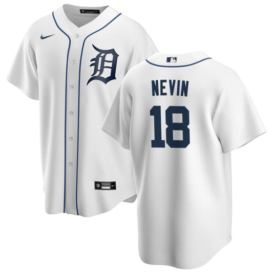 Tyler Nevin Detroit Tigers Nike Home Replica Jersey - White