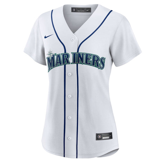 Women's  Nike Mariners Home Replica Team Jersey - White