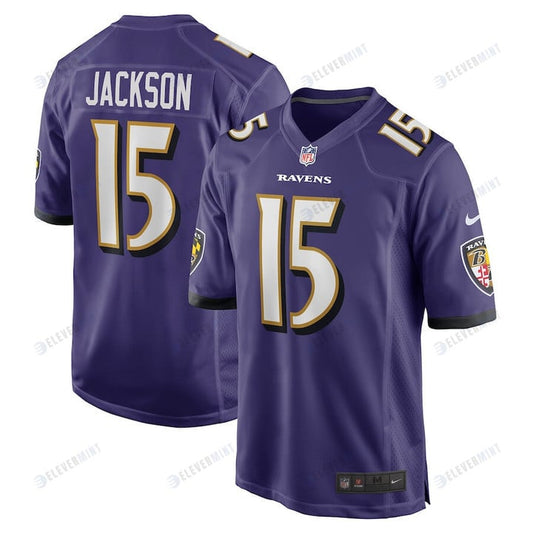 DeSean Jackson Baltimore Ravens Game Player Jersey - Purple