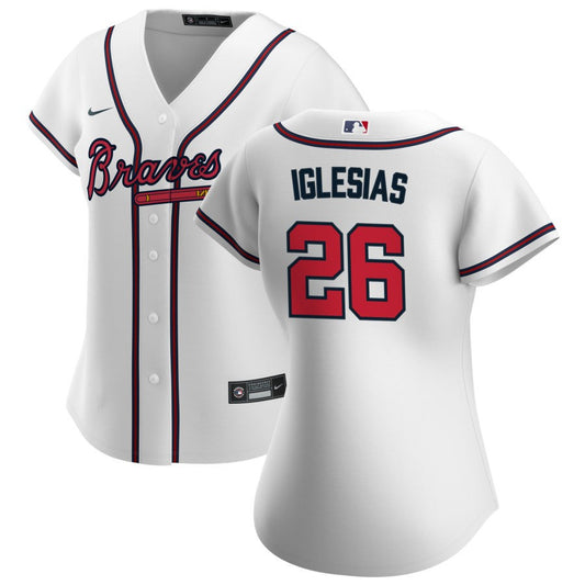 Raisel Iglesias Atlanta Braves Nike Women's Home Replica Jersey - White