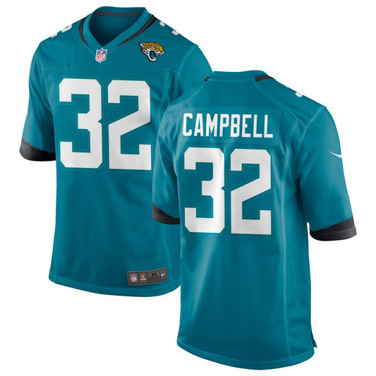 Tyson Campbell Jacksonville Jaguars Nike Youth Game Jersey - Teal