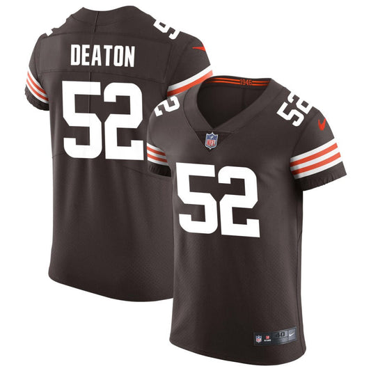 Dawson Deaton Cleveland Browns Nike Vapor Elite Jersey - Brown